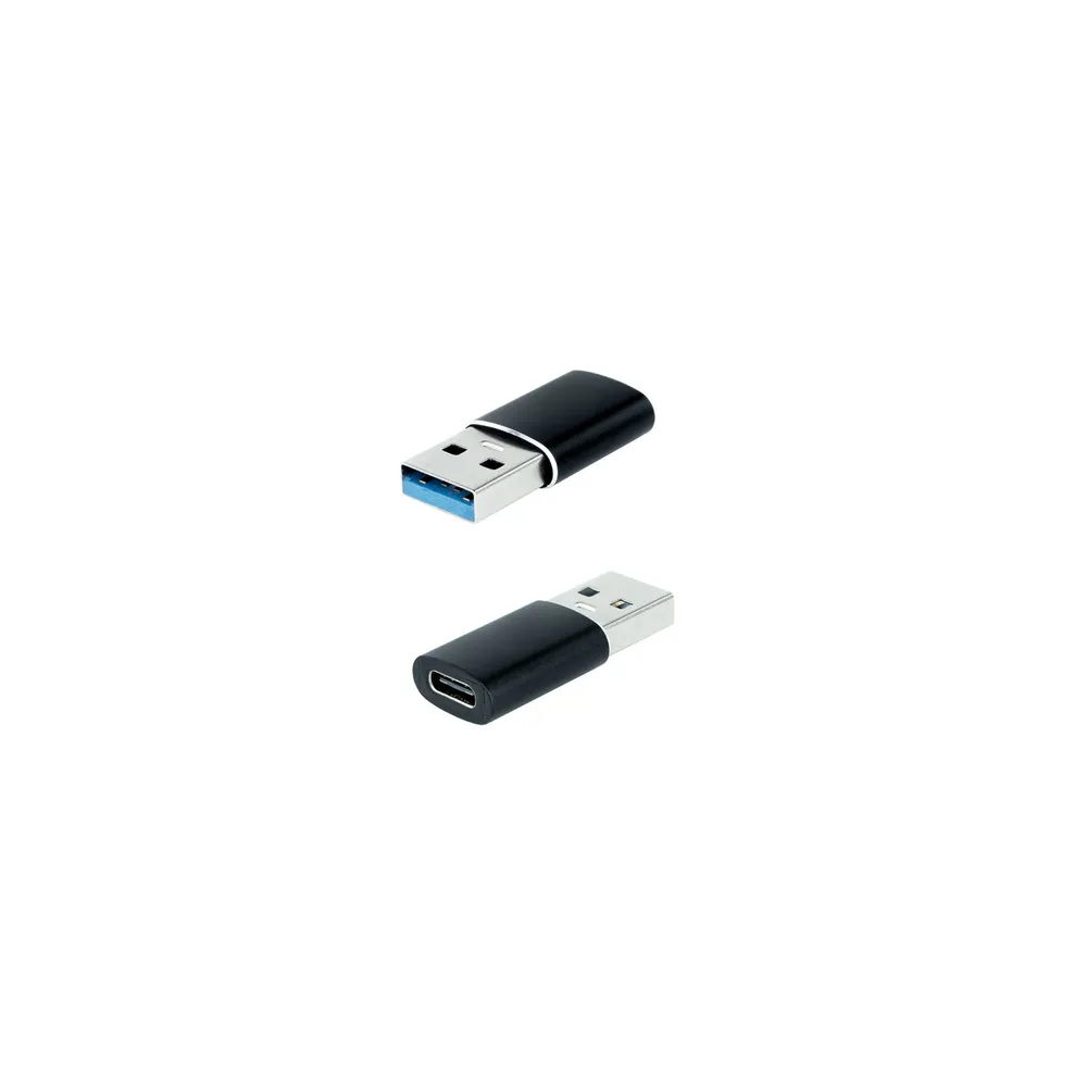 USB-A-zu-USB-C Adapter Nanocable 3.1 Schwarz USB-A M-USB-C H