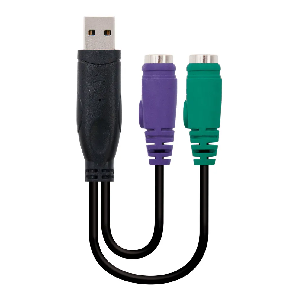 Nanocable PS/2-zu-USB-Buchse/Stecker-Konverter
