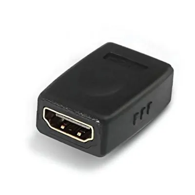 Adapter HDMI Nanocable Weiblich-Weiblich Gold 24K 10,2Gbps WQXGA 120Hz Schwarz