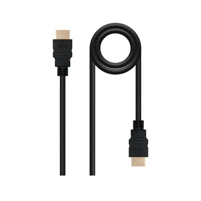 HDMI-Kabel Nanocable HDMI-Stecker-HDMI-Stecker 10 m Schwarz