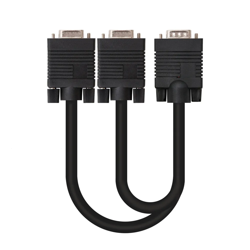 SVGA HPDB15/M Splitterkabel – 2 x HPDB15/H von 45 cm.