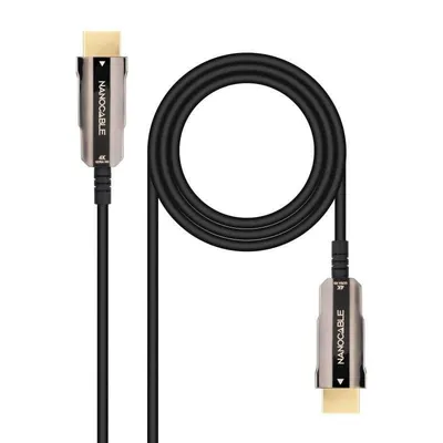 Nanocable HDMI-Kabel 2.0 AOC 4K Stecker/Stecker 15 m Schwarz