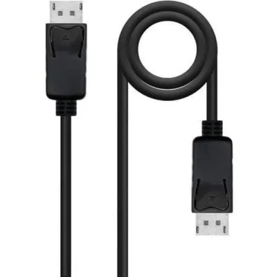 DisplayPort-Kabel Nanocable 10.15.2702 2m 4K 1.2 Schwarz CCS Geschirmt