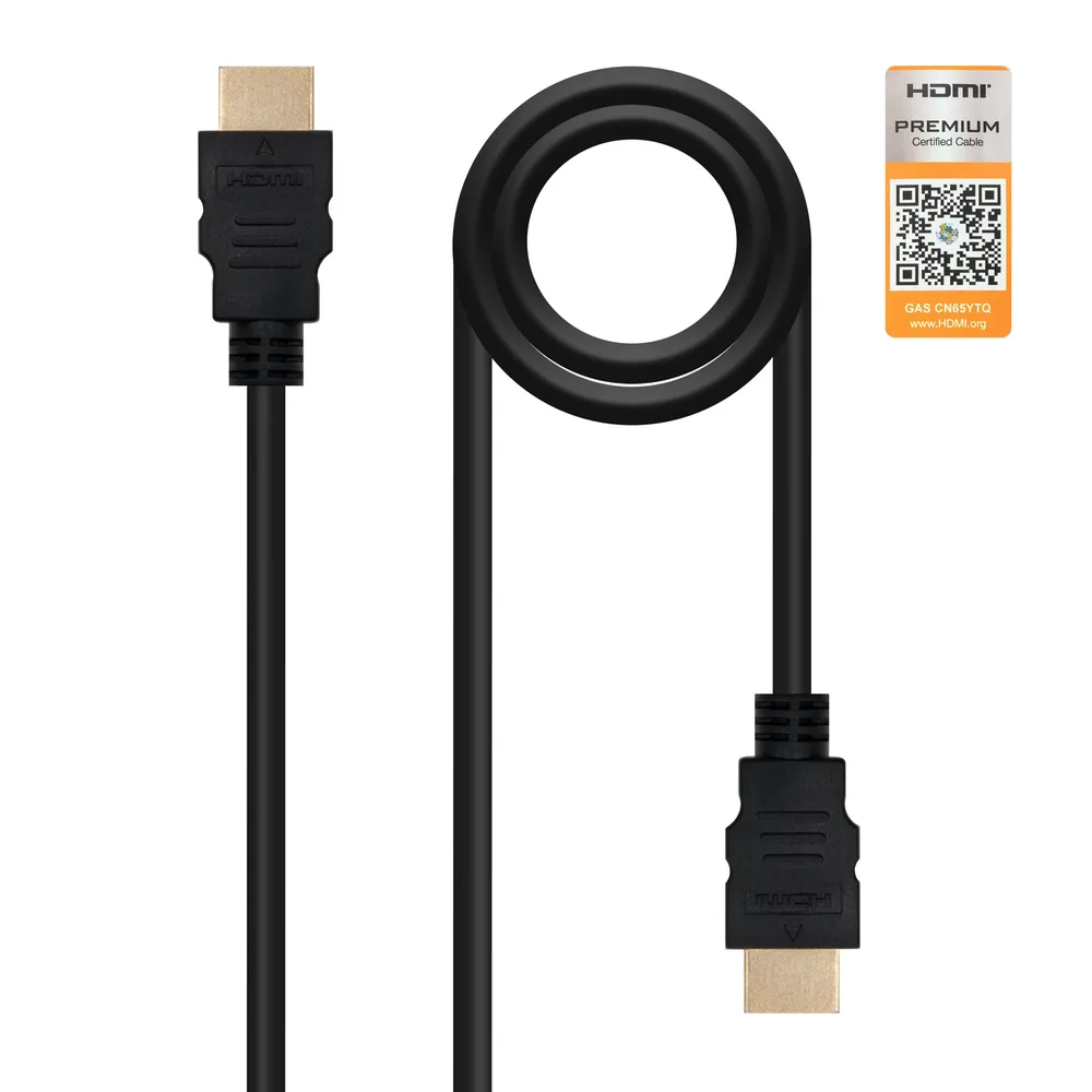 Nanocable HDMI-Kabel v2.0 4K Stecker/Stecker 1,5 m Schwarz