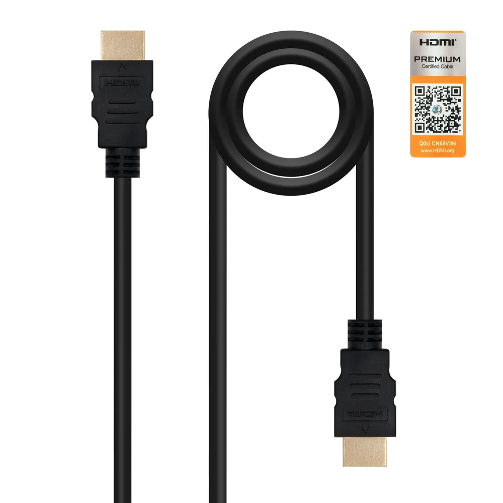 Nanocable HDMI-Kabel v2.0 4K Stecker/Stecker 2 m Schwarz