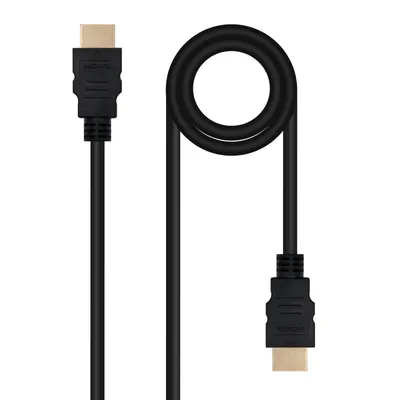 Nanocable HDMI-Kabel V2.0 4K 60 Hz 18 Gbit/s Stecker/Stecker 2 m Schwarz