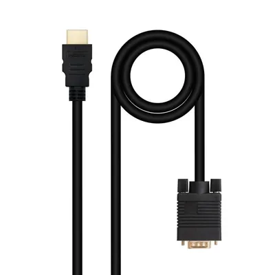 Nanocable HDMI-zu-VGA-Konverterkabel 1,8 m Schwarz