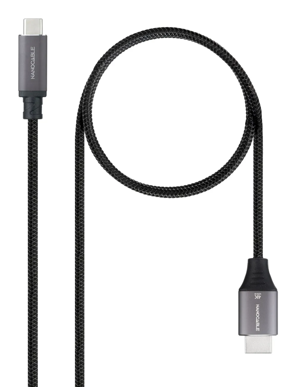 Adapter Nanocable 10.15.5262 USB-C HDMI 2.0 4K 60 Hz 1,8 m Schwarz