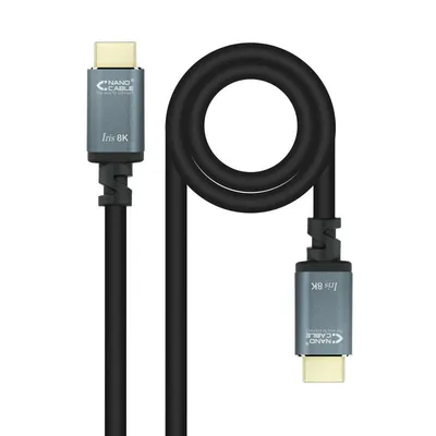 Nanocable HDMI 2.1 Kabel Stecker/Stecker 1,5m Schwarz