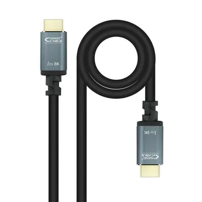 Nanocable HDMI 2.1 Kabel IRIS 8K A/M-A/M Schwarz 5m