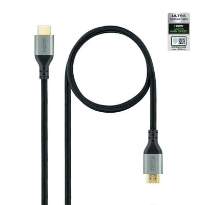 Nanocable HDMI 2.1 Kabel 2m Schwarz Ultra High Speed