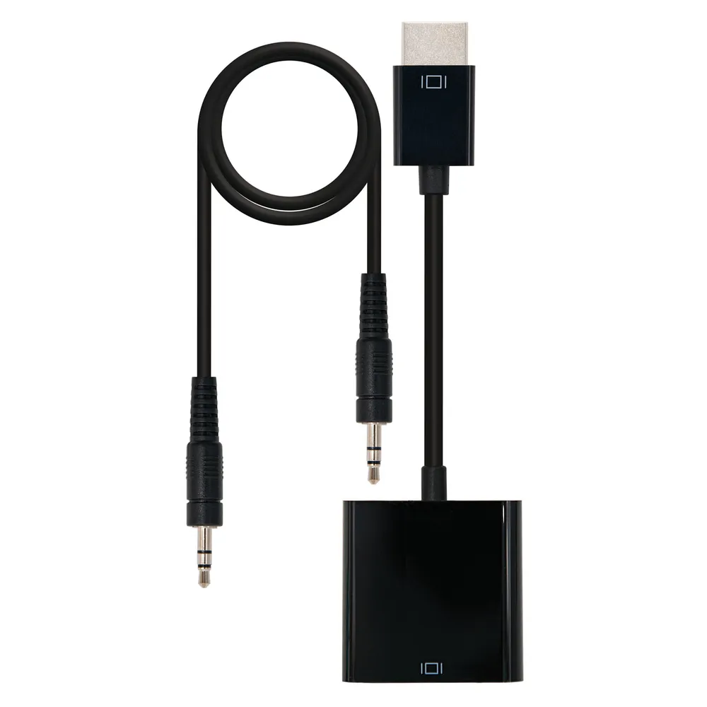 Nanocable HDMI-auf-SVGA-Kabel mit Stecker/Buchse-Audio