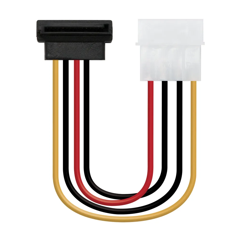SATA-Netzteilkabel Nanocable Molex zu SATA 16 cm