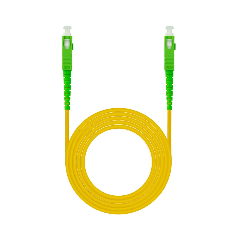 Lichtwellenleiterkabel Nanocable 10.20.0002 G.657.A2 SC/APC auf SC/APC LSZH 2m Gelb Lichtwellenleiterkabel Nanocable 10.20.0002 G.657.A2 SC/APC auf SC/APC LSZH 2m Gelb