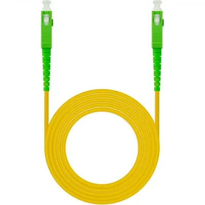 Nanocable Glasfaserkabel SC/APC Singlemode G657A2 3m Gelb