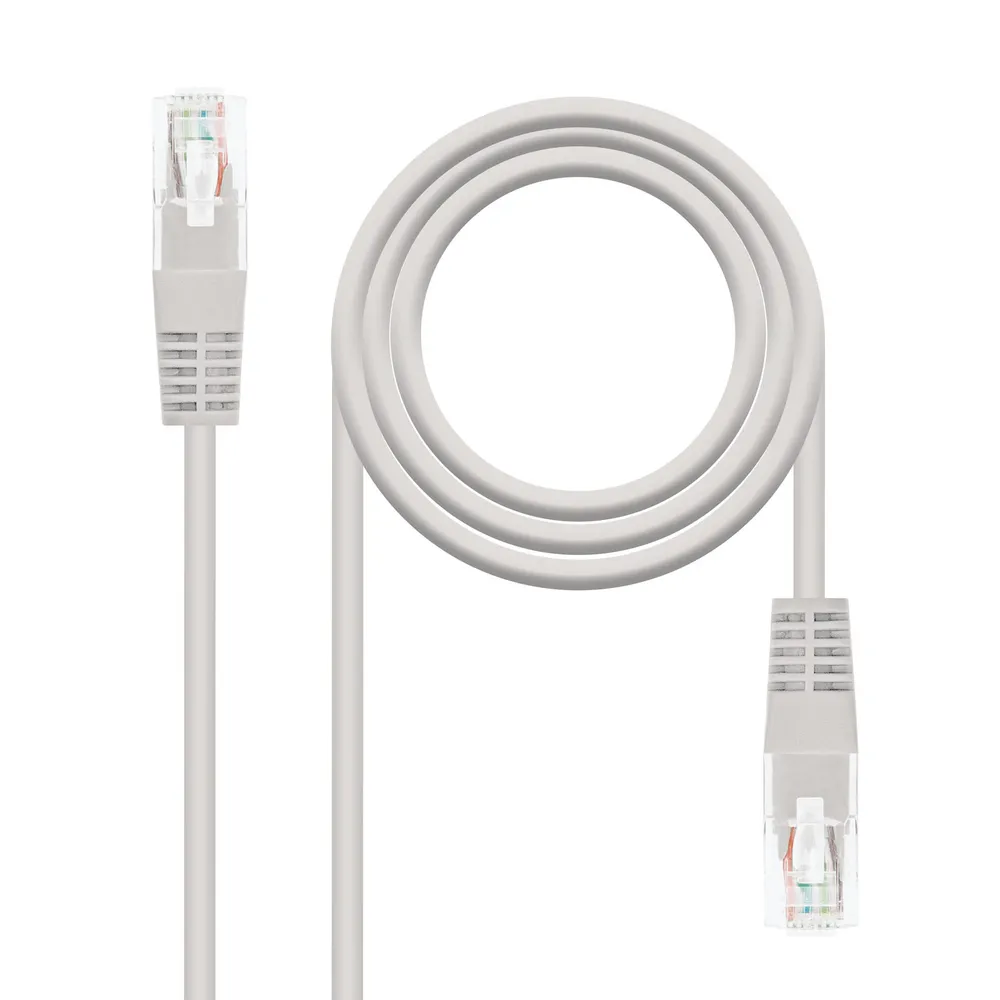 Nanocable Netzwerkkabel RJ-45 UTP AWG24 Cat. 5e 50cm Grau