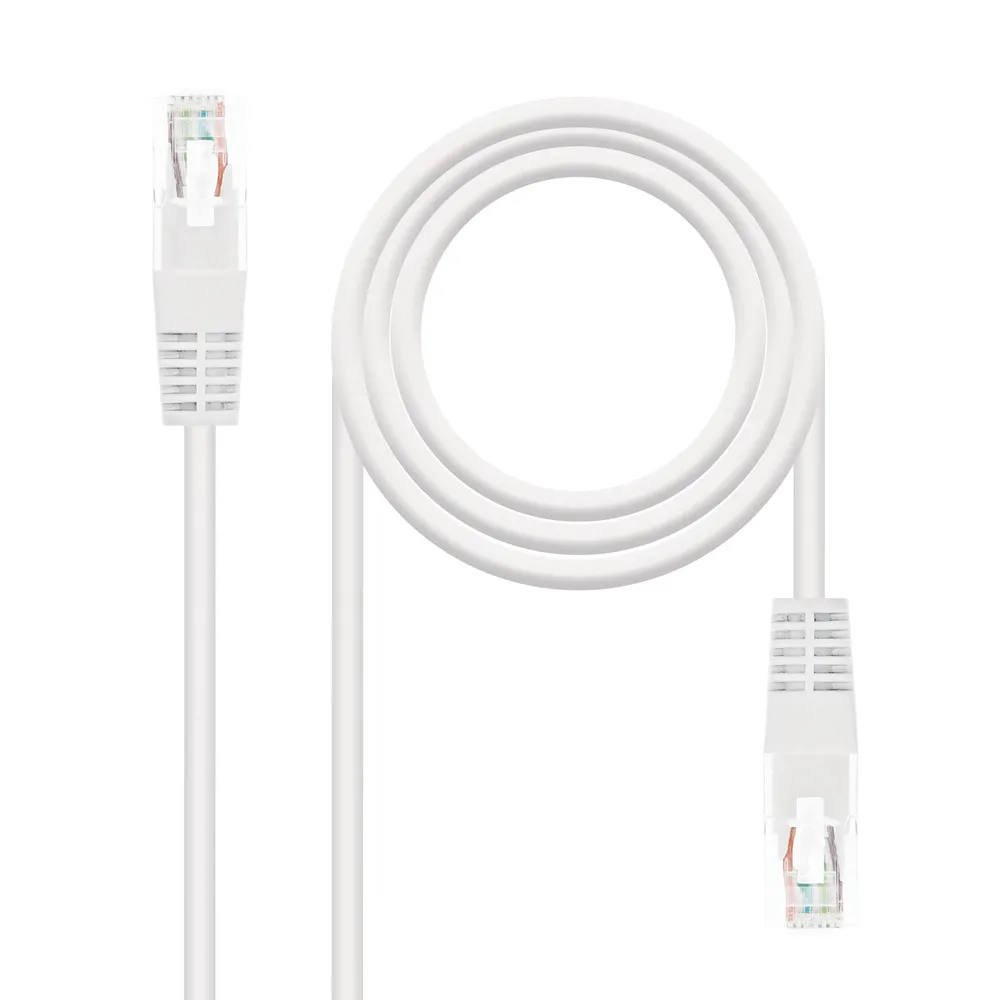 Nanocable Netzwerkkabel RJ-45 UTP AWG24 Cat. 5e 50cm Weiß