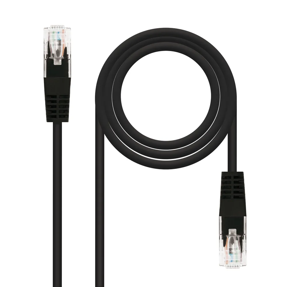 Nanocable Netzwerkkabel RJ45 UTP AWG24 Cat. 5e 3m Schwarz