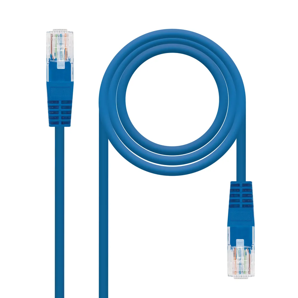 Nanocable Netzwerkkabel RJ45 UTP AWG24 Cat. 5e 3m Blau