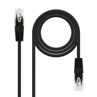 Nanocable Netzwerkkabel RJ45 Cat.6 UTP AWG24 0,3 m Schwarz