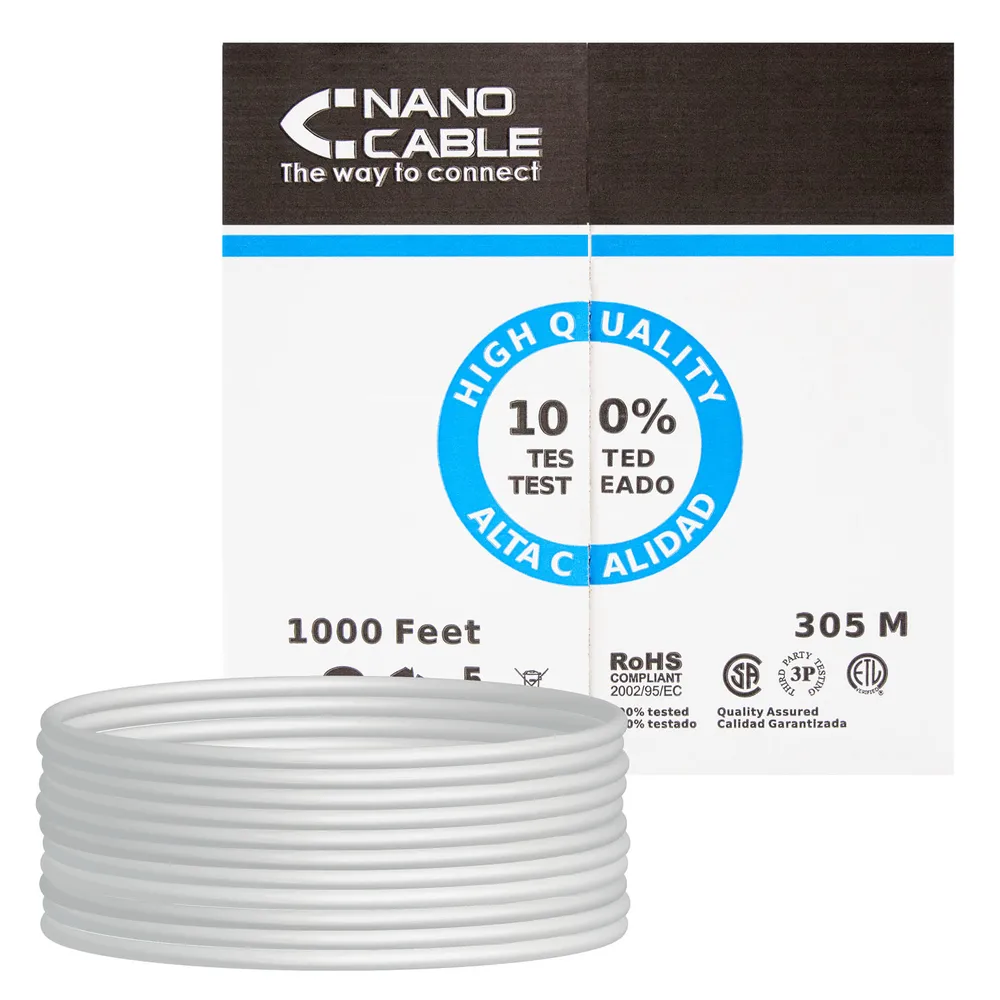 Nanocable UTP CAT6-Kabel 305 m starr