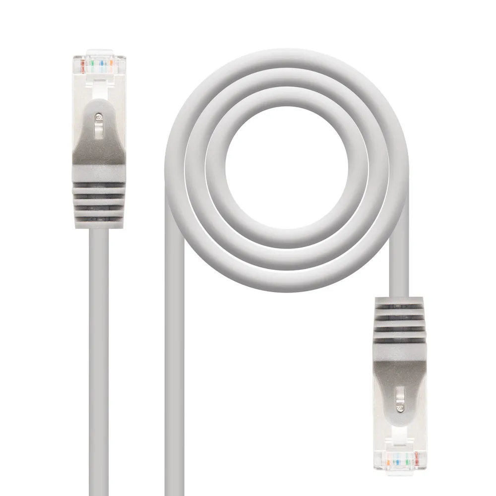 Nanocable Netzwerkkabel RJ45 Cat.6 FTP AWG24 5m Grau