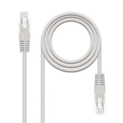 Nanocable Netzwerkkabel RJ-45 Cat. 6 UTP LSZH AWG24 1m Grau