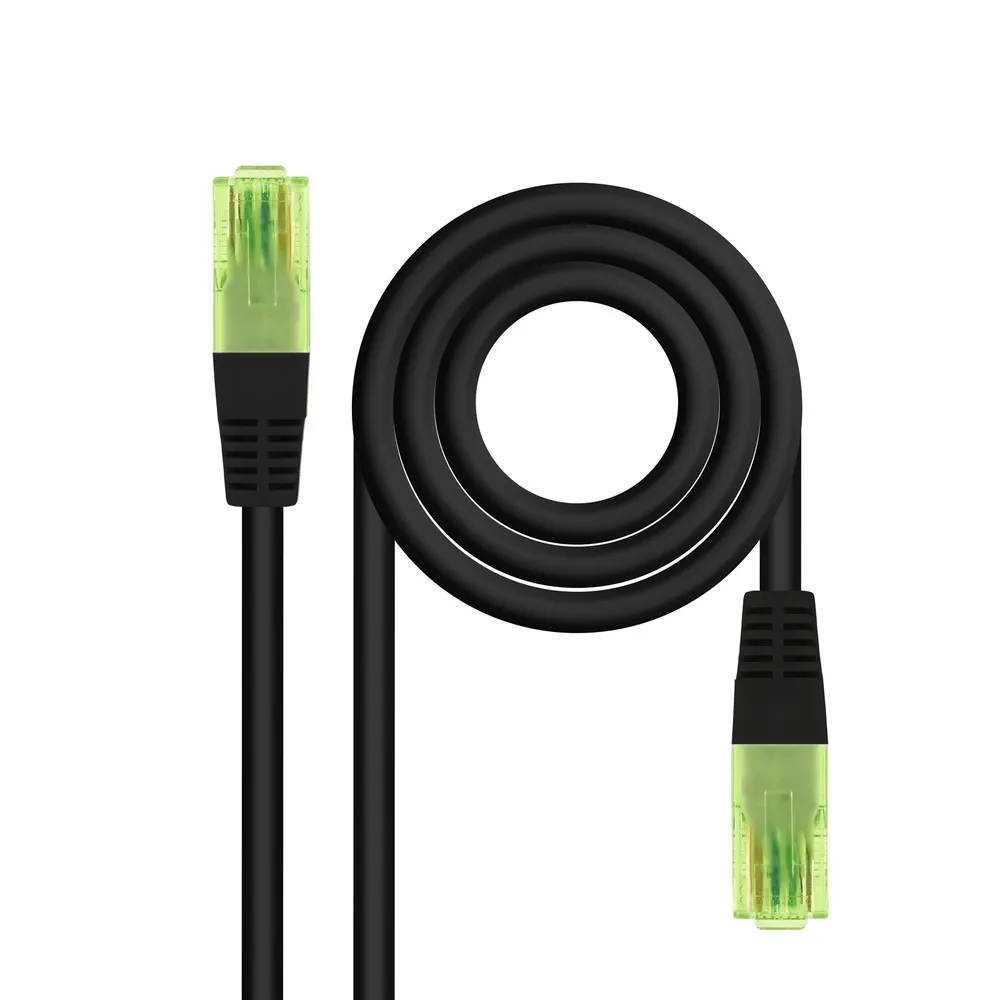 Netzwerkkabel Nanocable 10.20.1400-L25-BK Cat.6 UTP 25 cm Schwarz CCA RJ45