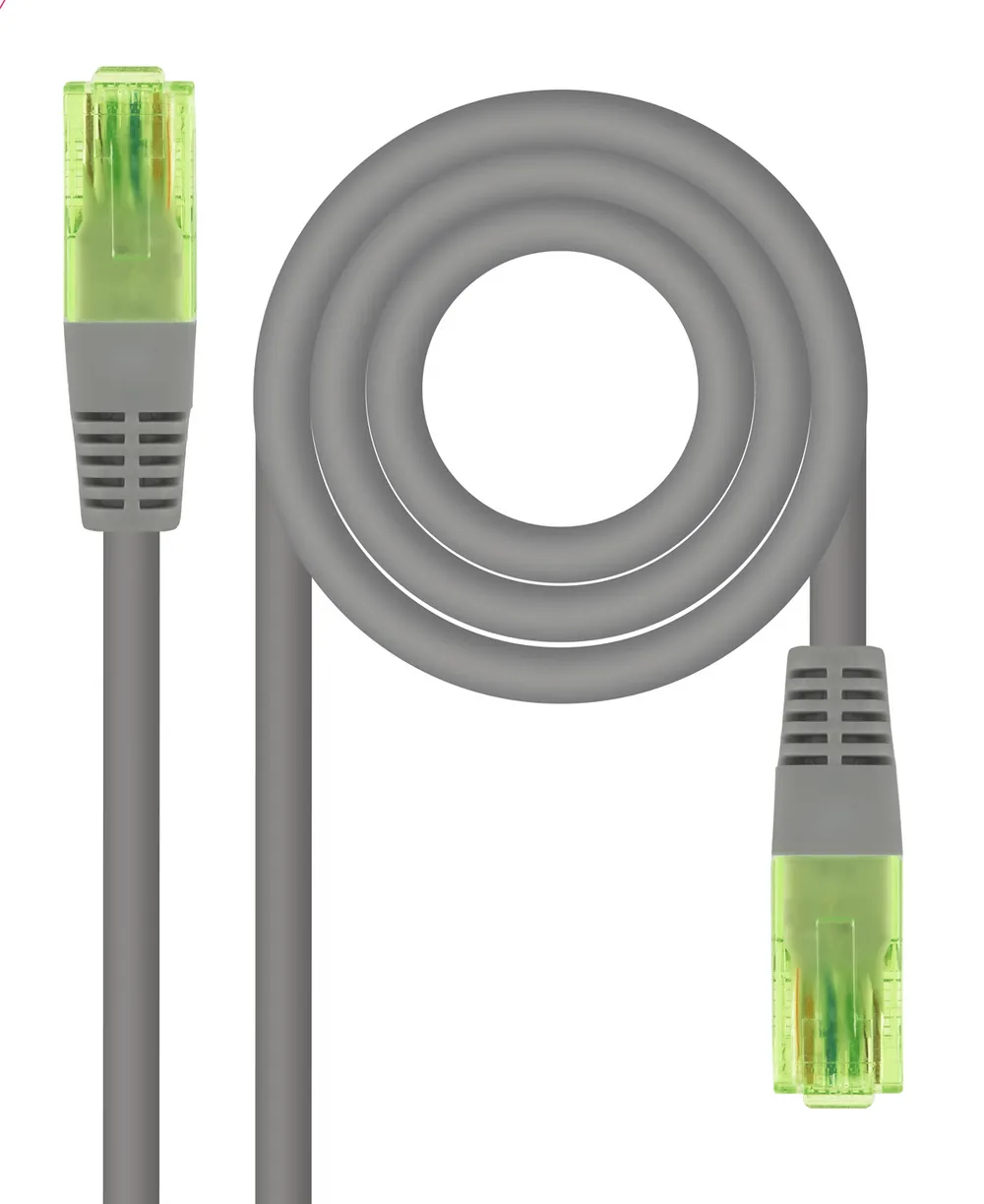 Netzwerkkabel Nanocable RJ45 CAT.6 UTP AWG26 CCA 3m Grau
