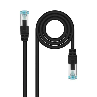 Nanocable Cat.7 Netzwerkkabel 600MHz LSZH SFTP PIMF AWG26 50cm Schwarz