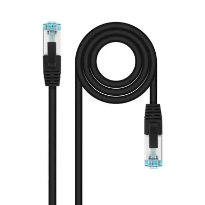 Nanocable Netzwerkkabel Cat.7 600 MHz LSZH SFTP PIMF AWG26 25 cm Schwarz