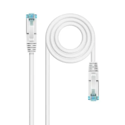 Nanocable Cat.7 Netzwerkkabel 600MHz LSZH SFTP PIMF AWG26 1m Weiß