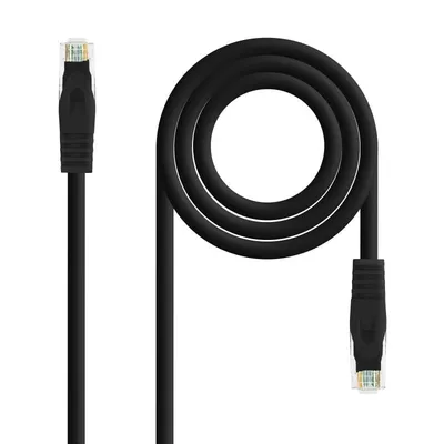 Nanocable Netzwerkkabel RJ45 UTP Cat.6A 25cm Schwarz