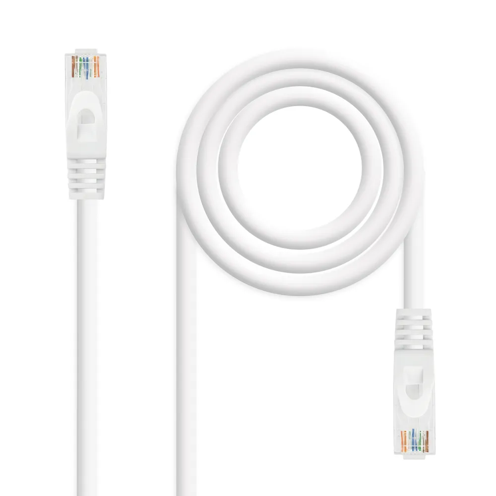 Nanocable Netzwerkkabel RJ45 LSZH Cat.6A UTP AWG24 1m Weiß