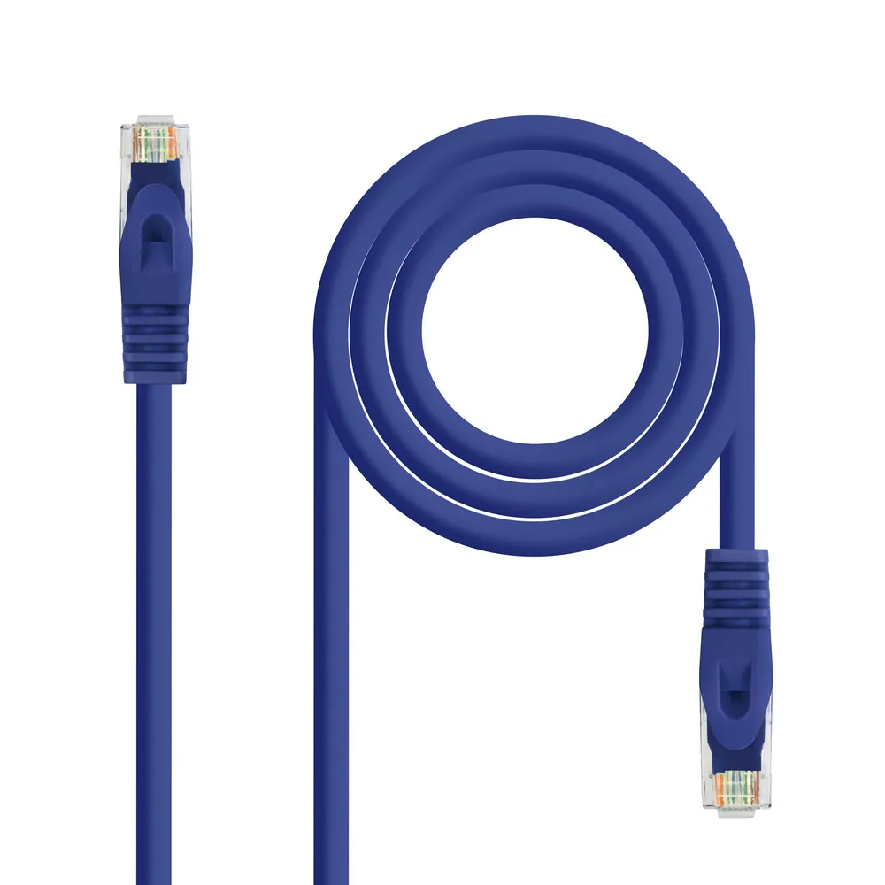 Nanocable Netzwerkkabel RJ45 LSZH Cat.6A UTP AWG24 3m Blau