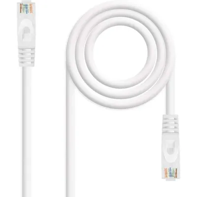 Nanocable Ethernet-Netzwerkkabel RJ45 LSZH Cat.6A UTP AWG24 100 % Kupfer 3 m Weiß