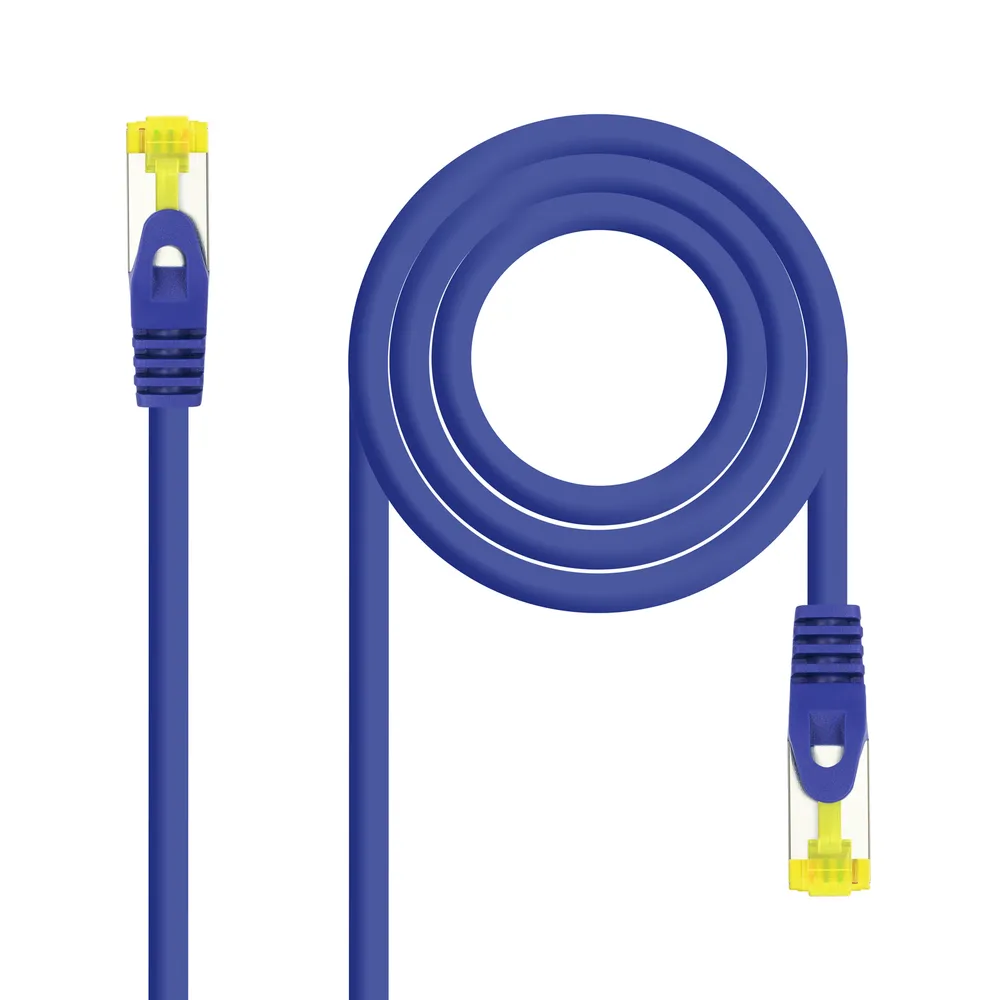 Nanocable Netzwerkkabel S/FTP RJ45 LSZH Cat.6A 0,5 m Blau
