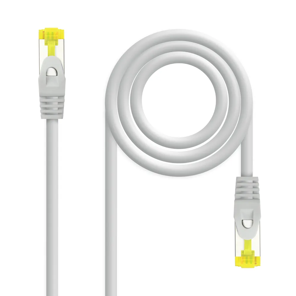 Nanocable Netzwerkkabel RJ45 LSZH Cat.6A SFTP AWG26 1m Grau