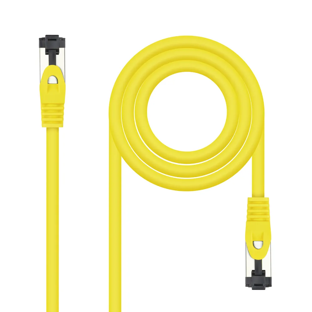Netzwerkkabel Nanocable 10.20.2000-L25-Y Cat8.1 SSTP RJ45 0,25 m Gelb LSZH