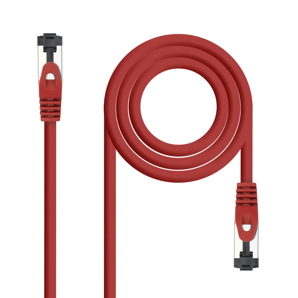 Netzwerkkabel Nanocable 10.20.2000-L30-R Cat.8.1 RJ45 SSTP 0,3m Rot