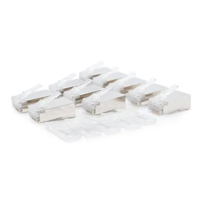 Nanokabel RJ45-Stecker 8 Drähte FTP Cat.6 Pack 10 Einheiten