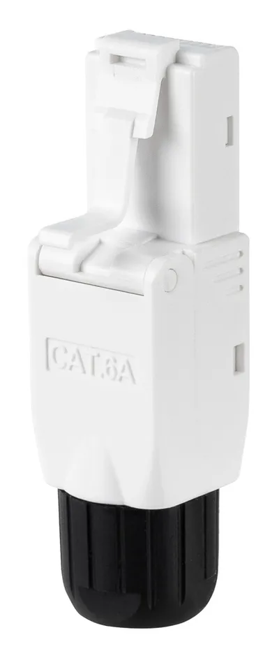 Conector Nanocable 10.21.0601 RJ-45 Cat.6A Weiß Werkzeuglos 10 Stück