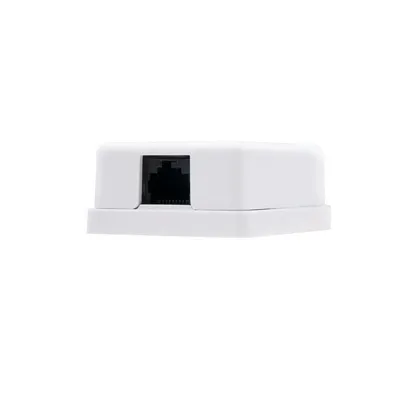 Surface Rosette Nanokabel 1x RJ45 Cat. 5e UTP Weiß