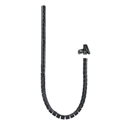 Nanocable Flexibler Kabel-Organizer, 25 mm, 2 m, Schwarz