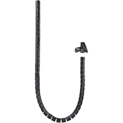 Nanocable Flexibler Kabel-Organizer, 25 mm, 3 m, Schwarz