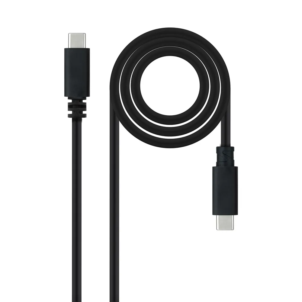 USB-C-Kabel USB 2.0 Nanocable 3A 1,5 m Schwarz USB-C/M-USB-C/M USB-C-Kabel Nanocable 3A 1,5 m Schwarz USB-C/M-USB-C/M