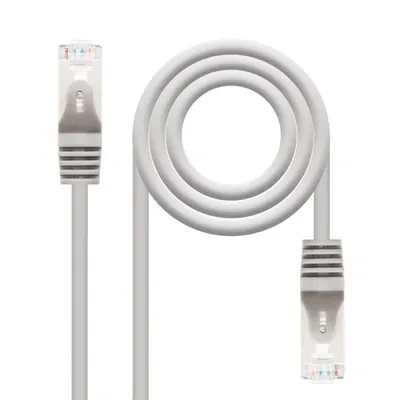 Nanocable FTP RJ45 CAT5E Netzwerkkabel 0,5 m grau