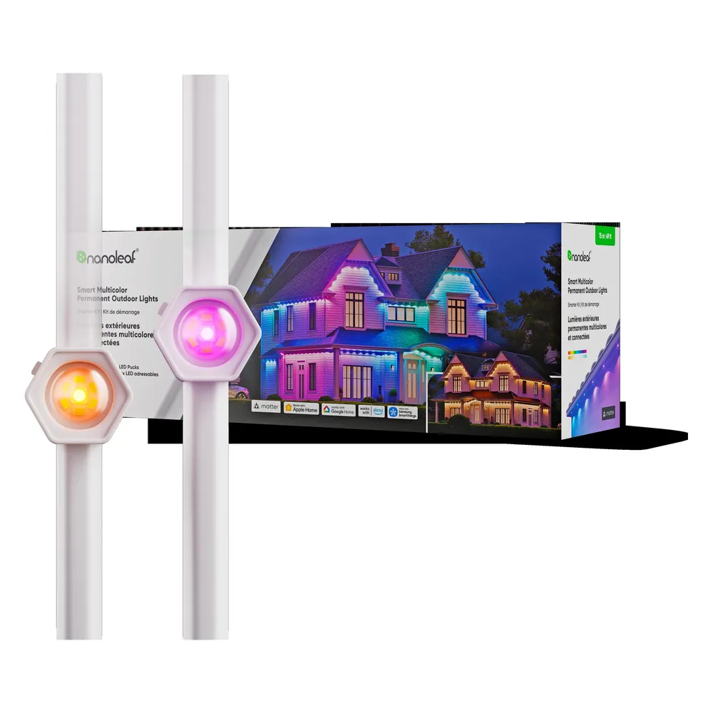 Nanoleaf Multicolor Außenwandleuchten Starterpack 15 m