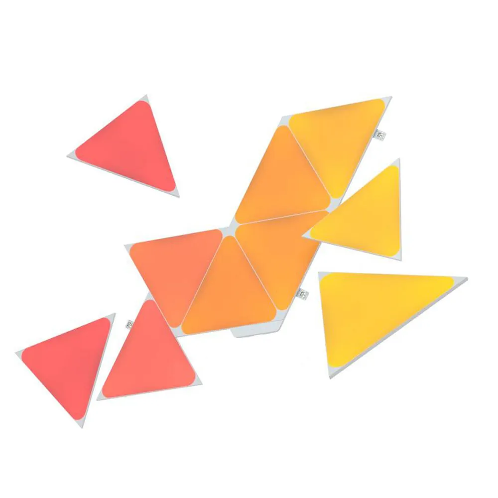 Nanoleaf Shapes Triangles Mini Erweiterung - 10er-Set- Weiß