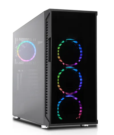 Nanoxia Deep Silence A-RGB - Schwarz - Glasfenster